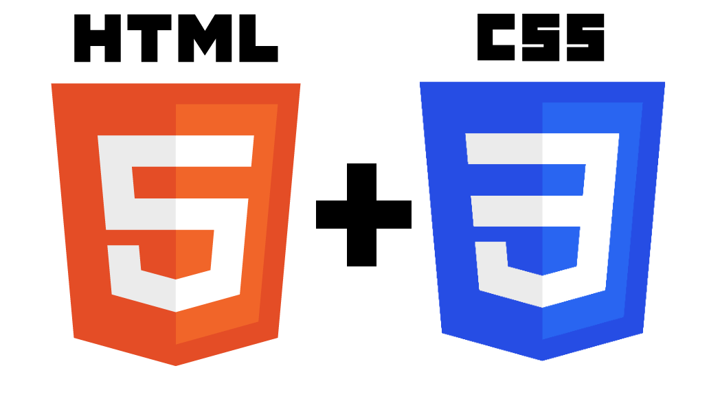 HTML 5's logo with CSS 3's logo